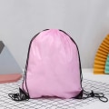 Miniatyrbillede 1 af 8: 210D Polyester Vandtæt Foldbar Bundle Pocket Shop Rygsæk Pink