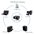 Miniatyrbillede 6 af 7: Ladestation Lader Dock til Wii U fjernbetjening Gamin black