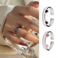 Miniatyrbilde 3 av 8: Fashion e Cat Ear Open Justerbar Fingerring For Damesmykker C