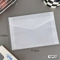 Miniatyrbilde 1 av 8: 10 STK Semi-transparente konvolutter for oppbevaringspose for DIY-fotokort 3