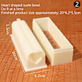 Miniatyrbild 7 av 7: Bärbar DIY Sushi Maker Making Kit Rice Roller Form For Beginn 3
