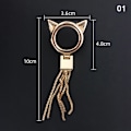 Miniatyrbillede 1 af 8: Udsøgt Metal Spænde Pung Hat Decor Med Tassel DIY læder 01
