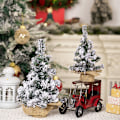Miniatyrbilde 3 av 8: 1 stk 20 cm/30 cm Mini Furu Juletre Kunstig Nyttårsdekorasjon 30cm