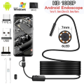 Miniatyrbillede 2 af 11: 7MM 6 LED Endoskop Vandtæt Borescope Inspektionskamera 1.5M
