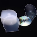 Pikkukuva 2 / 8: 1/3 kpl läpinäkyvä muovinen yksiosainen pyöreä case CD- case 3PCS
