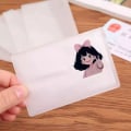 Miniatyrbillede 4 af 8: Transparent Kortholder Bus Visitkort Etui Bank Kredit ID C A6