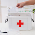 Miniatyrbillede 6 af 8: Førstehjælpskasse Medicin Opbevaringsboks Bærbar Nødhjælpskasse Hjem 1PC