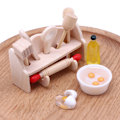Miniatyrbilde 1 av 7: 1sett dukkehus miniatyrkokekar Kjevleskje med oppbevaring R