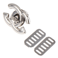 Miniatyrbilde 8 av 8: Metalllås Turn Lock Twist Locks for DIY Handbag Craft Bag Pur B