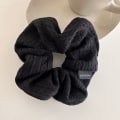 Pikkukuva 7 / 8: Muoti neulottu villa Scrunchie elastinen hiusköysi hiustarvikkeet Black