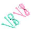 Miniatyrbillede 9 af 9: 1 stk Speed Jump Rope Kids PVC Sjippetov Justerbar Fitness Black
