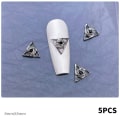 Pikkukuva 7 / 7: Tee itse nail art , 3d metalliseos, tumma kynsiristikkohämähäkki L