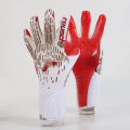 Miniatyrbillede 1 af 8: Latex slidstærk og skridsikker specialiseret fodboldmålmand White red Size 9