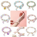 Miniatyrbilde 4 av 8: Kvinner Jenter Glassperler Armbånd Butterfly Shape Anheng Damer A7