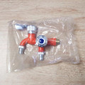 Miniatyrbilde 5 av 5: Dobbel kontroll Dobbel utløpsvannkran 1/2" universalgrensesnitt P blue