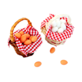 Miniatyrbilde 2 av 8: 1Sett 1:12 Dukkehus Miniatyr Egg Basket Duck Egg Frame Kjøkken A