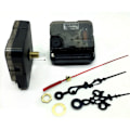 Miniatyrbilde 3 av 8: Lang hånd kvarts urverk mekanisme DIY sett batteridrift Red Black