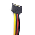 Miniatyrbillede 5 af 5: SATA II Hard Disk Power 15Pin SATA Han Til 2 Hun 15Pin Power