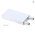 Miniatyrbilde 1 av 8: Primært aluminium vannkjøleblokk varmeavledersystem for PC La 40x80x12MM