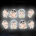 Miniatyrbillede 2 af 8: Lysreflekterende farveblyant Shin-Chan Cattoon Car Sticker e Waterpr A2
