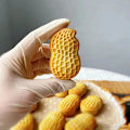 Miniatyrbillede 3 af 8: 30g 50g 75g Mini Jordnøddeformet Månekageform Cookie ter Ramme B 50g
