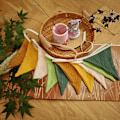 Miniatyrbilde 3 av 8: Heng flagg vimpel banner flagg vaskbar bomullsstoff trekant Green 2.6M