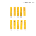 Miniatyrbillede 1 af 5: 10 stk NTC tyndfilm termistor 3950 10K 50K 100K MF5B SMD 1% Tem 25mm  10k  5%