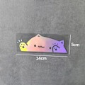 Miniatyrbillede 1 af 8: e Cat Car Stickers, der dækker ridser Bildekorationsvindue Sti Multicolor