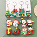 Miniatyrbild 5 av 8: Julserie Tomte Julgran Nyckelringar För Ryggsäck A9