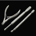 Miniatyrbilde 1 av 5: 3 stk Nail Art Tool Skjeskyver Nipper icle Manikyr Rustfri