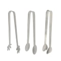 Miniatyrbilde 4 av 8: Miniklemmer i rustfritt stål for isbitpinsett for sukkerbiter D A5