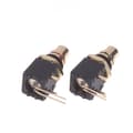 Miniatyrbild 7 av 8: 2/4 st RCA hona uttag PCB panelmonteringsadapter rätvinklig Di 1Pair