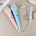 Miniatyrbilde 4 av 8: Kablet mikrofon 3,5 mm jack lettvekts sangmekanisme Home Ki Sky blue
