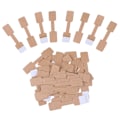 Miniatyrbilde 4 av 8: 50/100 stk. firkantede blanke prisetiketter for halskjede, ring og smykker 50Pcs