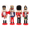 Miniatyrbilde 7 av 8: 1 stk 13 cm nøtteknekker dukke soldat julepynt anheng hjem