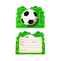Miniatyrbillede 1 af 6: 10 stk Fodbold Invitationskort Begivenhed Fest Bryllup Hilsen Bil