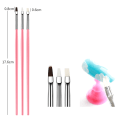 Miniatyrbilde 5 av 8: 15 stk/sett Nail Manicure Gel Brush For Nail Art Ombre Brush Black
