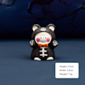Miniatyrbillede 1 af 8: Mini Halloween Ornament Græskar Spøgelse Heks Figur Mikroskopisk Land A2
