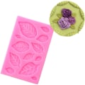 Miniatyrbilde 2 av 8: Bladformet silikonform Blader Kakedekor Fondant Cookies Mou