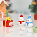 Miniatyrbilde 4 av 8: e Harpiks Julepynt Tegneserie Snømann Skrivebord Liten Pynt A8