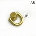 Miniatyrbilde 8 av 8: Metallveske Nagle Nail Spenne Studs Button Håndveske Beltehenger Le A3