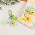 Miniatyrbilde 5 av 8: 1Pc Fargerik e Smiley Face Flower Key Chain For Women Ryggsekk Yellow