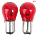Miniatyrbild 1 av 5: 2st BAW15D Röd Bromsstopp Bakljus Billampa 12V Blinkers BAZ15D