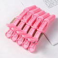 Pikkukuva 1 / 5: 5kpl Muoviset hiusklipsit Kampaamopidikkeet Claw Section Alligat Pink