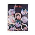 Pikkukuva 1 / 8: 8 kpl / set Anime Tinning -reppu -rintamerkki Matkamuistovaatetuslahja F 02