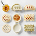 Miniatyrbilde 3 av 5: Dessertformbaking Antideformerte klassiske minihåndpaiformer K C