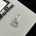 Miniatyrbild 8 av 8: Y2K Silver Färg Metall Fjäril Nyckelring Sweet Cool Cherry Key A5