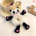 Pikkukuva 1 / 5: Pehmoiset hiusköysi Sammakko Panda Joustavat poninhäntäpidikkeet 4#