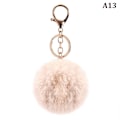 Pikkukuva 1 / 8: 8cm e Key Pehmeä Fluffy Fur Ball Avaimenperä Fluffy Avaimenperät Trink A13