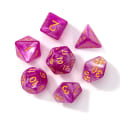 Miniatyrbillede 5 af 8: 7 Stk Mix Terning Sæt Bærbart Legetøj Til Børn Polyhedral D4 D6 D8 D1 A6